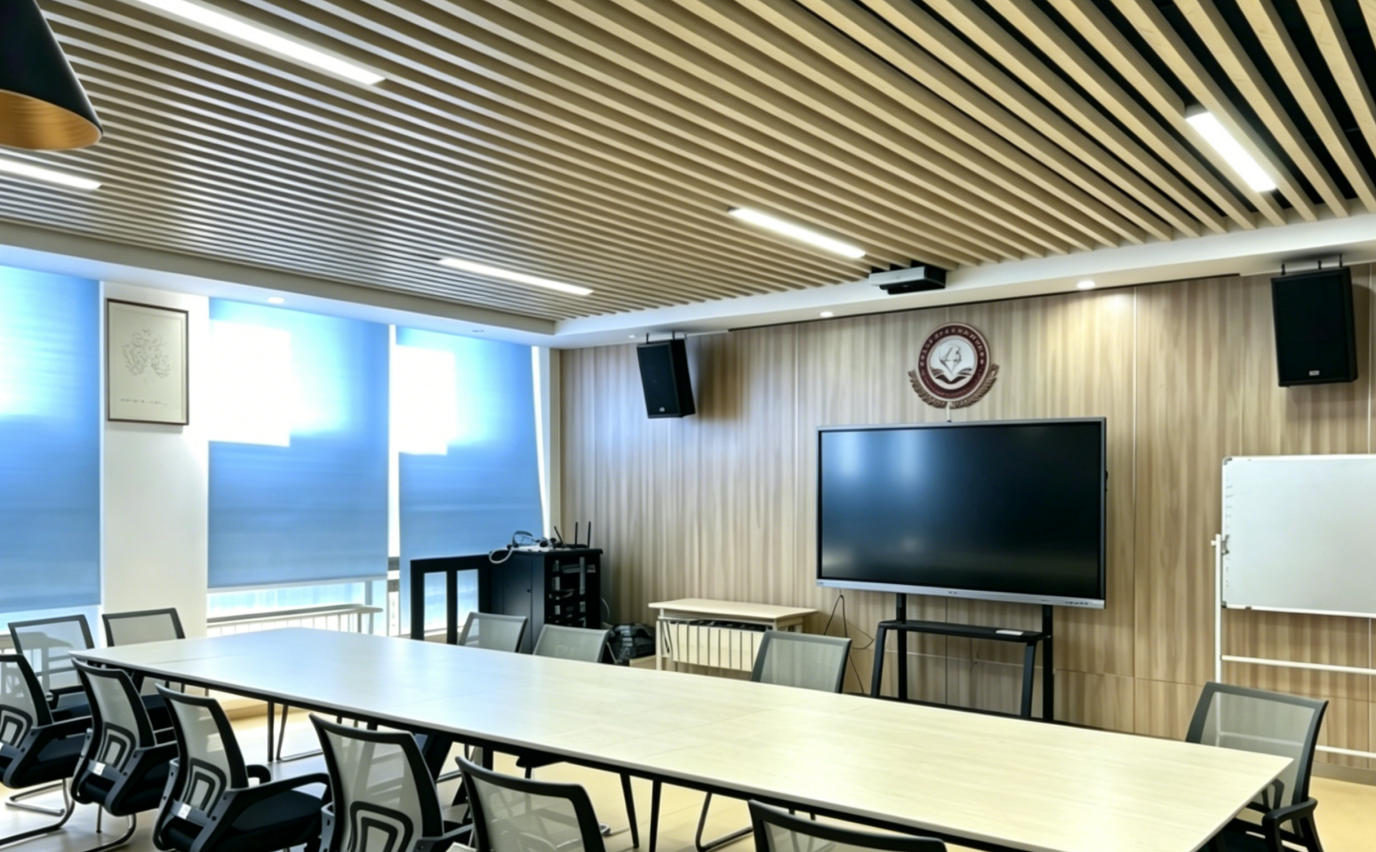 商学院案例讨论室会议扩声系统图片